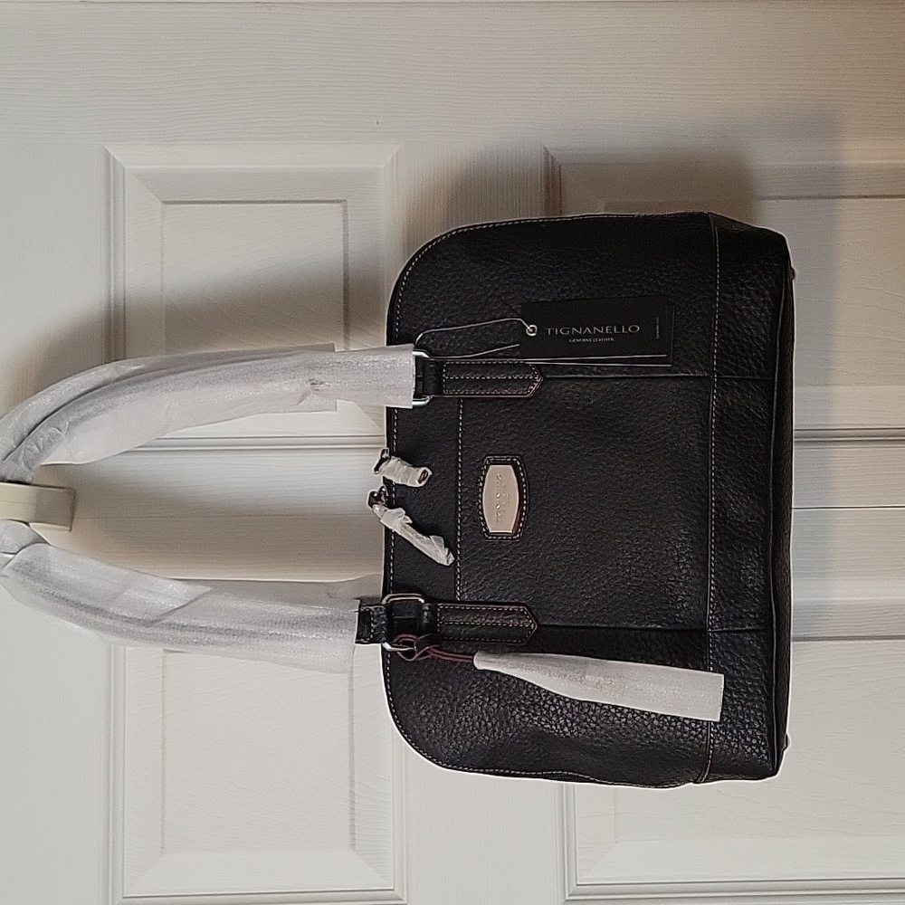 Black Leather Handbag